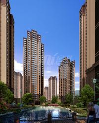 蓝润光华春天效果图效果图