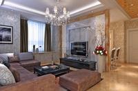 淮洲明珠1期样板间图装修示意图