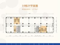 金府星座1期效果图10栋2F平面图