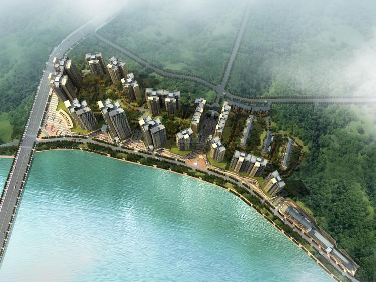 淮口江上明珠总平图