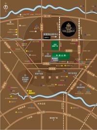 中铁东湖怡景区位图区域额图