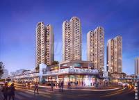 成都青白江万达广场1期效果图社区底商效果图