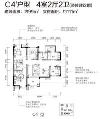 蓝光COCO蜜城户型图C4.jpg