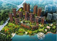置信丹郡湖岸效果图鸟瞰图（白天）