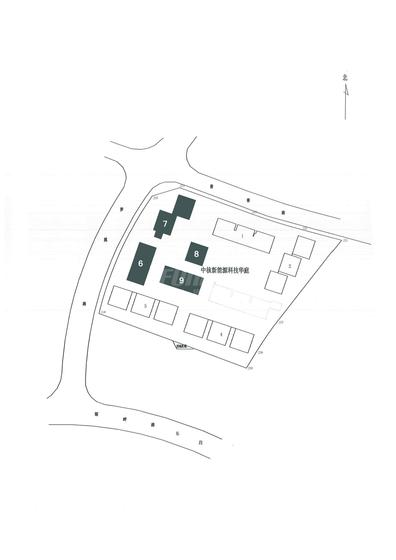中核新能源科技华庭1期总平图