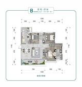 远洋森海境府1期 3室2厅2卫 115.67平米