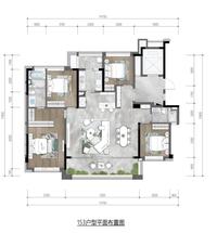 君启名邸1期样板间图153户型