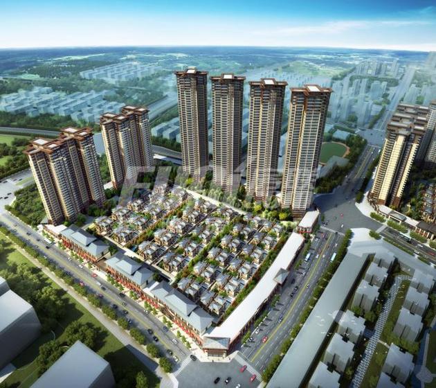 成都万达一号小区-3号地块万达华庭总平图