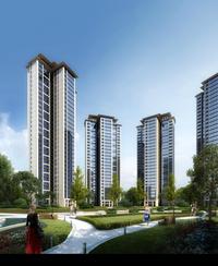 花样年看今朝小区效果图高层近景效果图