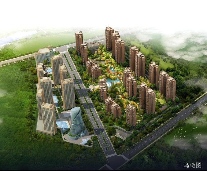 百悦城百悦天鹅湖总平图
