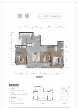 云栖璞璟华庭2期 1室 109.91平米
