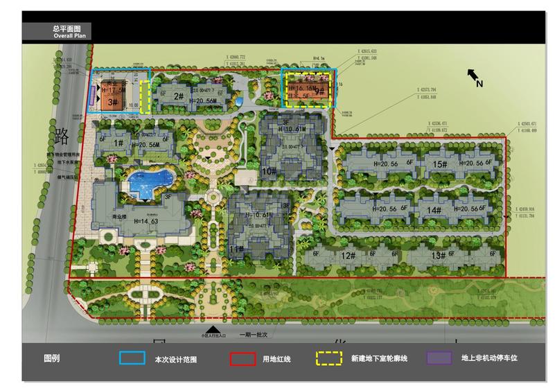 钱江凤凰城(青白江)总平图