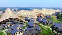 文旅蓝城竹里春风花园1期配套图农博岛商业街