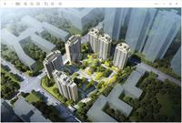 贤悦府1期效果图总平图