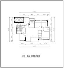 中昕·昕悦府1期4室2厅3卫118.00平户型