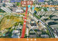 大陆璞府1期配套图项目道路规划示意图