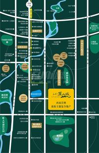 三利麓山城1期效果图区位