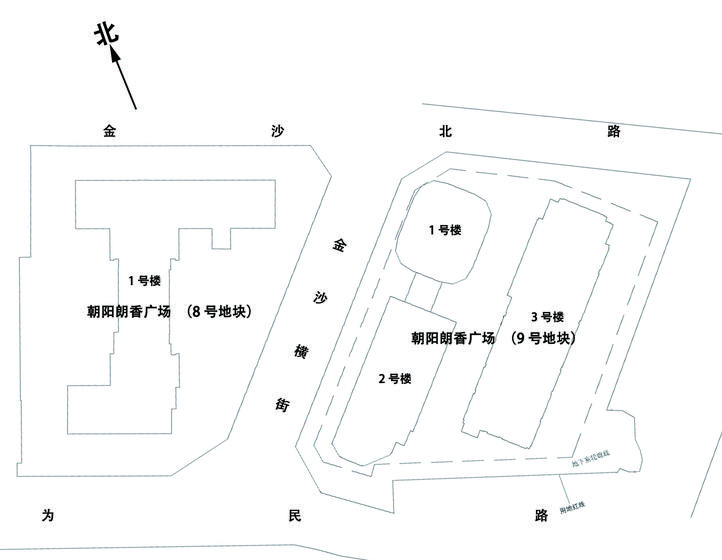 朝阳朗香广场总平图