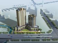 中环光悦居1期效果图鸟瞰