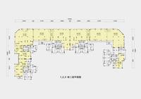 国宾时光汇效果图1、2、3栋二层平面图