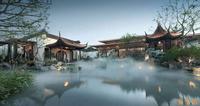 建发央著1期实景图园林