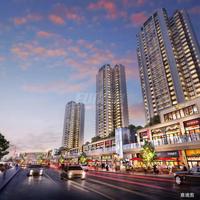 成都青白江万达广场1期效果图社区底商效果图