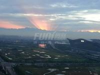 龙湖世纪1期实景图傍晚夕阳