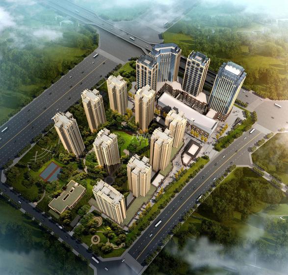 天悦汇中心总平图