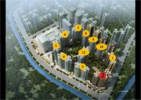龙腾东麓城效果图项目总平图