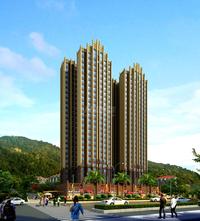 成龙1号效果图建筑效果图