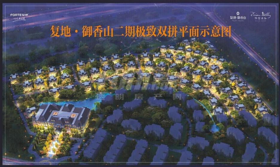 复地御香山2期依雲溪谷总平图