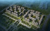 西派城1期效果图鸟瞰图