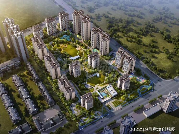 首钢东境风华花园1期总平图