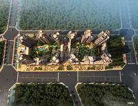 中铁东湖怡景效果图鸟瞰图