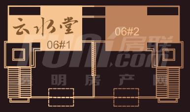 中德麓府一期合院6#云水堂 a户型户型图,205.28平米- 成都透明房产网