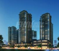西城御景效果图夜景透视图