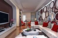 淮洲明珠1期样板间图装修示意图