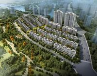中海麓湖公馆1期效果图鸟瞰图