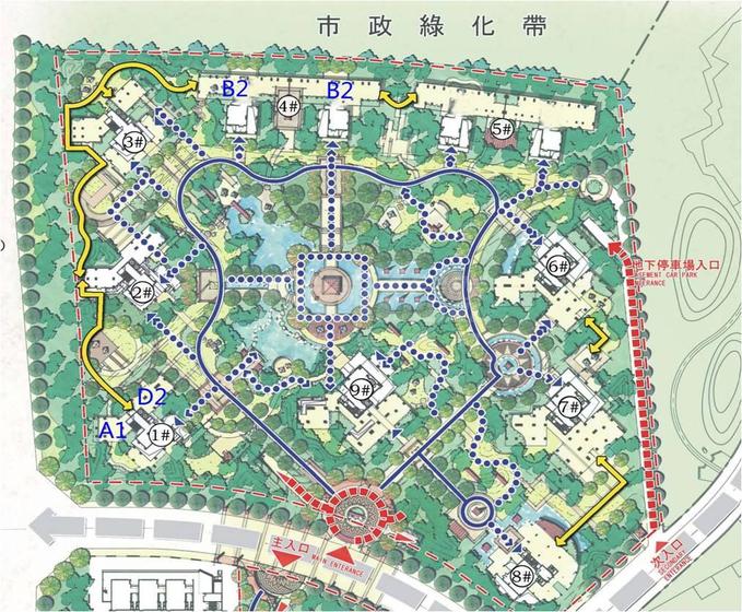 长城半岛城邦总平图