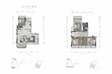 旭辉江与山苑1期174.29平户型