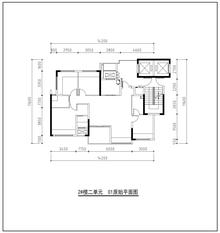 中昕·昕悦府1期4室2厅3卫118.00平户型