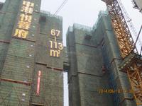 中港悦蓉府实景图工程进度