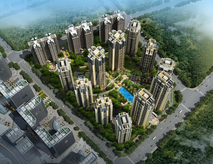 江宇天府城二期总平图