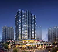 DOT起跑线效果图侧面正视角度夜景