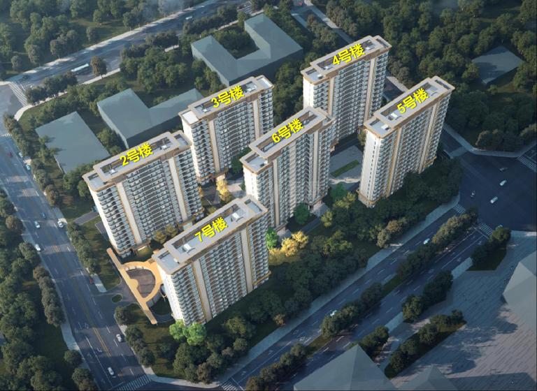 能建锦誉府1期总平图