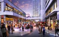 成都青白江万达广场1期效果图街区效果图