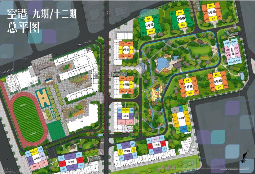 景悦城1期总平图