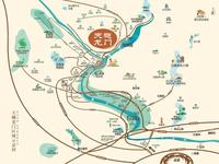天樾龙门1期区位图天樾龙门区位示意图