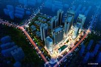 锦汇城效果图灯光夜景图