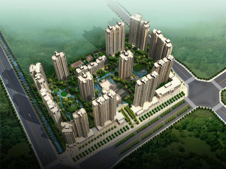 中国铁建西派国际2期总平图